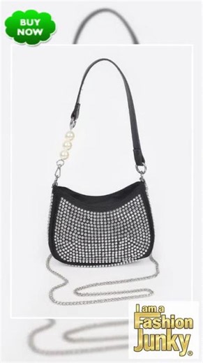 Hotfix Micro Suede Crossbody Bag
