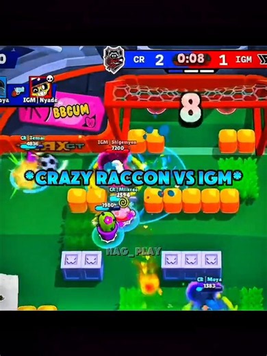 INSANE IGM COMEBACK VS CRAZY RACCOON 🥶 #brawlstars #supercell #brawl #fyp
