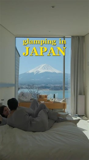 luxury glamping near mount fuji! #fuji #japan #hotel #architecture #travel