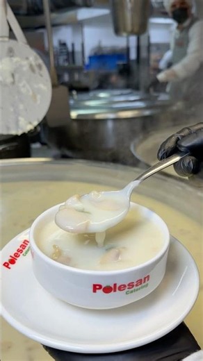 Dev Kazanda Mantar Çorbası Yapılışı! #soup #çorba #mantarçorbası #polesancatering #topluyemek
