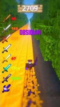 Sword vs Honey Block in #minecraft