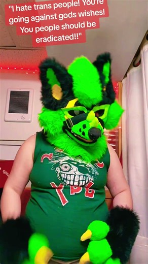 Trans people arent hurting anyone, you're just a jerk. #furry #therian #fursona #transmasc #tboy