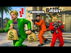 Ik Beroof JESSY & THORBEN Hun Geheime Bank In GTA!💰