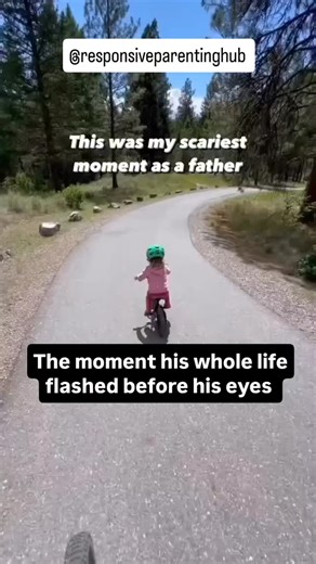 Responsive Parenting | Enhancing Relationships on Instagram: "Follow @responsiveparentinghub for more positive discipline + gentle parenting tips ❤ The moment his whole life flashed before his eyes - Share this post with another parent who needs to see it - Comment below your thoughts and turn on your post notifications 📢 ​#parenting #girldad #responsiveparentinghub"
