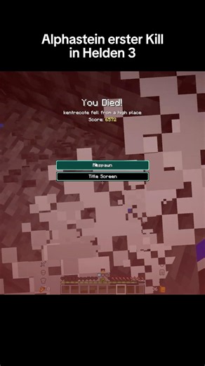 Alphastein's first kill in Minecraft Heroes 3