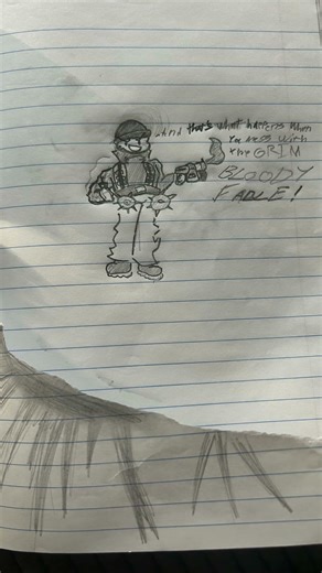 Demoman art I made:P #tf2 #art #drawing #demoman