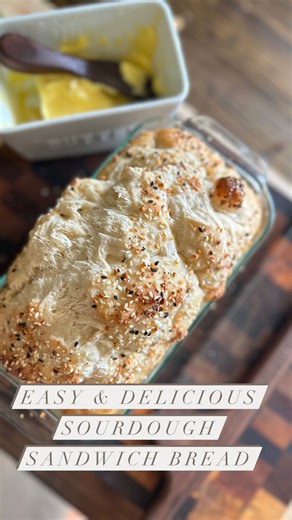 134 reactions · 31 shares | The EASIEST & SOFTEST Sourdough Sandwich...