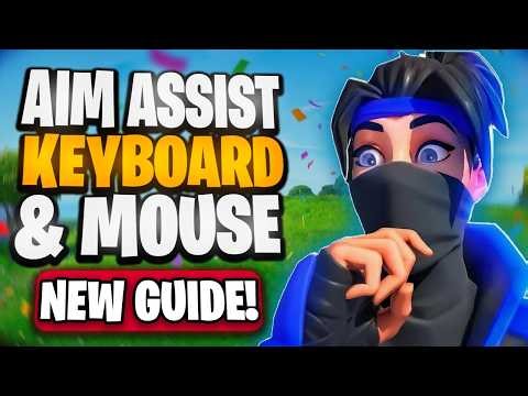 NEW Method for AIM ASSIST on KEYBOARD & MOUSE in FORTNITE!