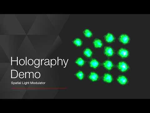 Dynamic Holography Demo with LCOS Spatial Light Modulator | SLM-210