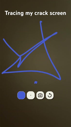 # traicing my screen crack