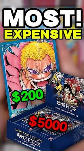 The Most EXPENSIVE Cards In The Most EXPENSIVE Set | One Piece TCG Day 158
