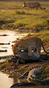 Leopard Vs Turtle #wildlife #animals #wildanimals #documentary #documentaryphotography | Chhoy KimHouy