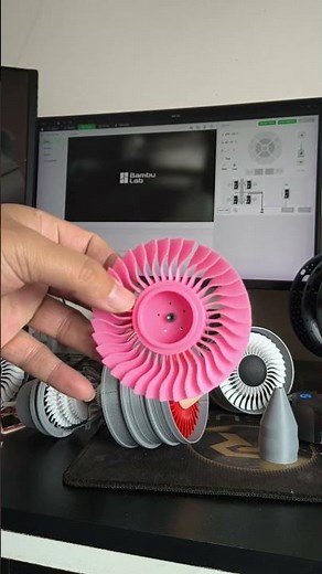 3d printed jet engine #jetengine #bambulab #3dprinting