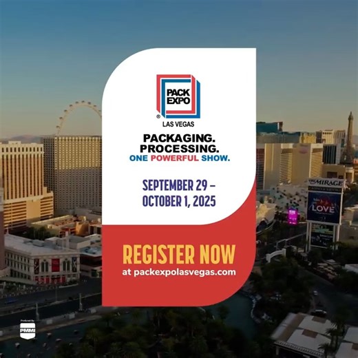  From AI-driven automation to next-gen sustainability solutions, PACK EXPO Las Vegas 2025 is where the future of packaging and processing unfolds. Witness cutting-edge technology, hands-on demos and groundbreaking innovations across industries. Mark your calendar to join peers from every vertical market in the world of packaging and processing, September 29–October 1, 2025, at the Las Vegas Convention Center.  Register today: https://bit.ly/3EmkHnc | PACK EXPO | Facebook