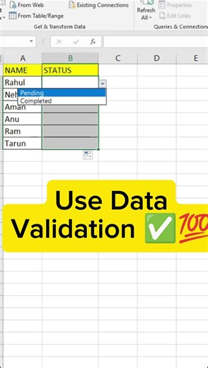 Excel Data Validation Trick | Stop Wrong Data Entry