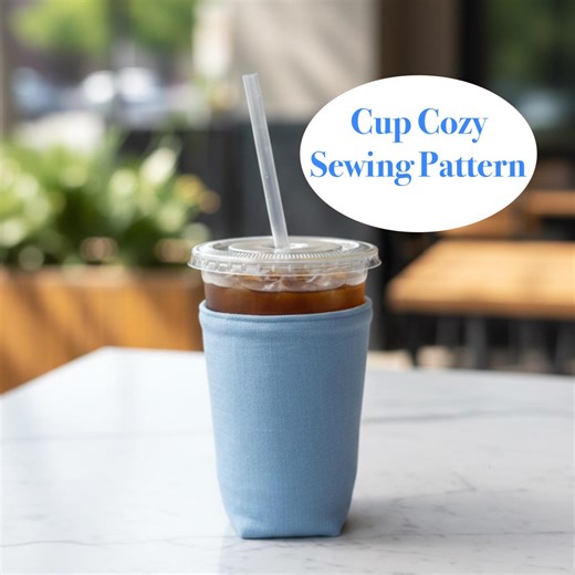 Insulated Cup Cozy Sewing Pattern: Beginner DIY Coffee Sleeve (PDF Download) - Etsy Australia