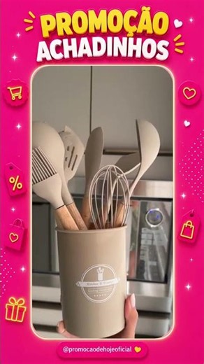 Kit de utensílios de cozinha - 12 peças #oferta