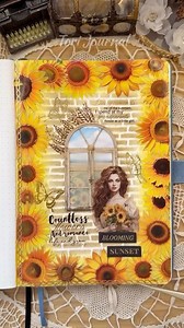 41K views · 222 reactions | ASMR sunflower journal window  save for inspo ✨ beautiful spread by @tori_journal  #notebooktherapy - Shop our 160GSM bujos, stamps, washi tapes, gift sets, stickers and more on our store: link in bio @notebook_therapyor visit notebooktherapy.com ✨ #asmr #bulletjournal #bujoinspo #journaling scrapbooking junkjournal artjournal bujoideas | Notebook Therapy | Facebook