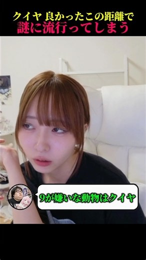 「クイヤ」「よかったこの距離で」で埋め尽くされるにゅうの配信#にゅう#クイヤ#9が嫌いな動物#よかったこの距離で#良かったこの距離で#もこう#松本人志