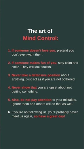 Mind Control Tricks That Actually Work #psychology