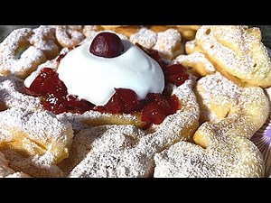 FUNNEL CAKE. Homemade