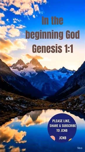 Place God first #jcnb #genesis1:1 #inthebeginninggod #jesus #christianmotivation #shortsfeed #bible