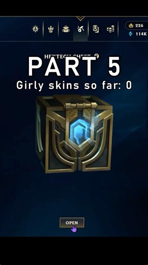 Hextech Chest Opening | Part 5 🤩🤗 #leagueoflegends