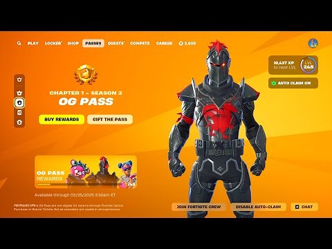 *NEW* FORTNITE OG SEASON 2 UPDATE! NEW BATTLE PASS, MAP GAMEPLAY & MORE! (Fortnite LIVE)
