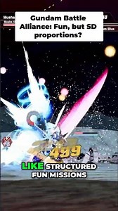 SD Gundam Battle Alliance in 2026: Fun missions, but SD look is a flaw! #shorts