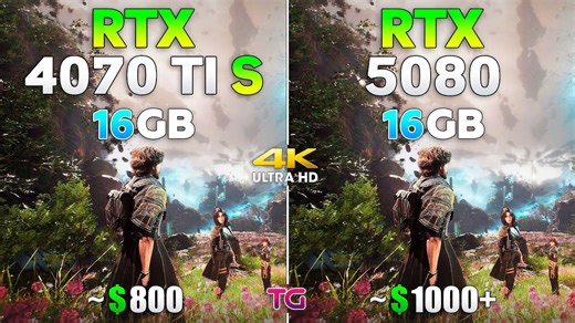 RTX 4070 Ti Super vs RTX 5080 - Test in 12 games | 4K