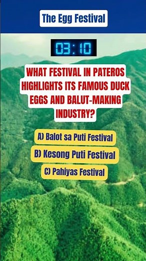 Balot sa Puti Festival #neks #paradisephilippines #generalknowledge
