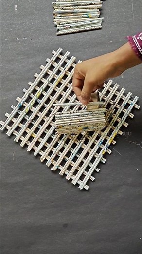 Old newspaper reuse idea #diy #oldnewspaper #craft