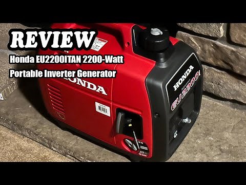 Honda EU2200ITAN 2200-Watt Portable Inverter Generator Review - Worth Every Penny!