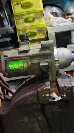 Jack Coil on Instagram: "A faulty starter solenoid can prevent the bendix from engaging and cause the starter motor to fail to rotate properly (no crank). #StarterSolenoid #BendixGear #StarterMotor #autorepair #AutoElectrical"