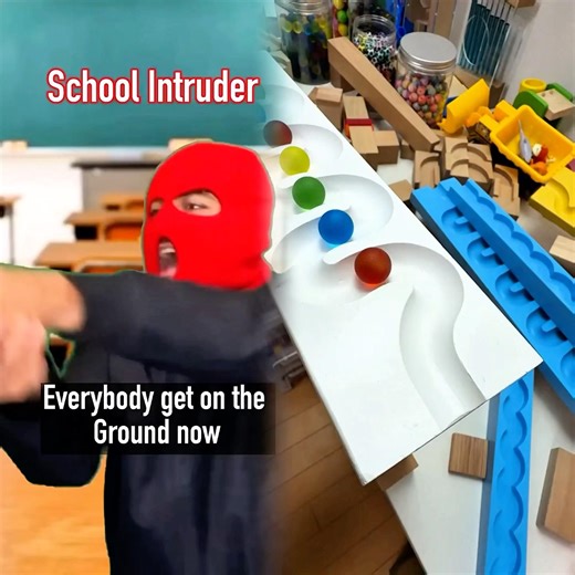 When the school intruder enters the wrong class…💀#shorts #viral