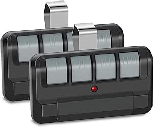 Upgrade (2 Pack) 894LT Garage Door Opener Remote for Liftmaster Chamberlain, Garage Door Remote Replaces 811LM 892LT 61LM Dip Switch Gate Opener Remote, 4 Button, Security+ 2.0 Remote Control