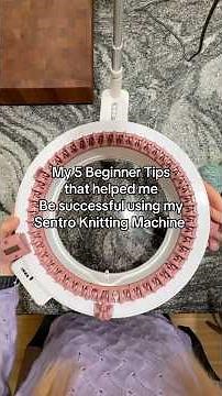 I have free tutorials, projects & troubleshooting videos on my channel #sentroknittingmachine