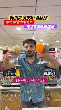 Fully digital function ice slushy maker | commercial ice slush machine | smart and advance function