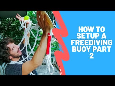 how to setup a freediving rope part 2 - Marking your freediving training line
