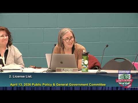 Public Policy and General Government Committee Meeting - April 13, 2026