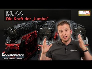 Die Kraft der "Jumbo" jetzt als Modell | BR 44 | Dampflok | DR | DB | II-III | H0 | MSL | Brawa