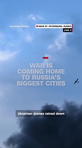 People living in Russia's biggest cities, Moscow and St. Petersburg, have largely been sheltered from the daily realities of the Kremlin's war with Ukraine since it began in February 2022. But as Ukraine increasingly launches long-range strikes into the country, that situation is changing.