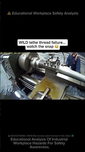 INSANE Engine Lathe SMASHES 😳⚙️ #workfails