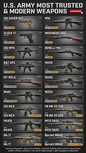 “Modern U.S. Military Weapons Explained 🔥”
