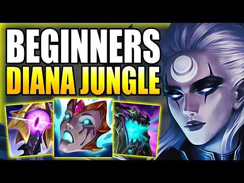 HOW TO PLAY DIANA JUNGLE & CARRY FOR BEGINNERS IN S15 WITH BOTH BUILDS! - League of Legends Guide