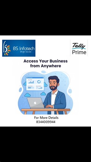 BSINFOTECHTALLY on Instagram: "Access your business from anywhere with Tally on Cloud in Madurai. Manage accounts, inventory, GST, and reports securely—anytime, anywhere. With Tally Cloud Madurai, your business stays connected, fast, and fully protected, whether you’re in office or on the move.#madurai#commerce #accounting #maduraikaran #tally tally cloud madurai tally on cloud madurai cloud tally madurai tally remote access madurai tally cloud service madurai gst tally cloud madurai online tall