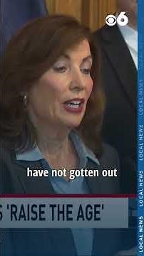 Governor Kathy Hochul discusses 'Raise the Age' laws in New York