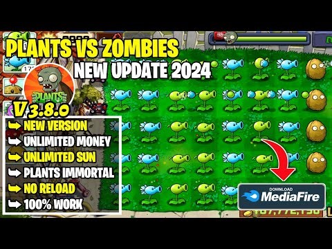 Plants Vs Zombies Mod Menu v3.8.0 New Update 2024