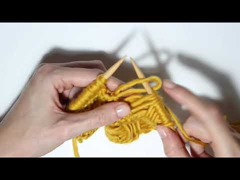 HOW TO KNIT INDIAN CROSS STITCH