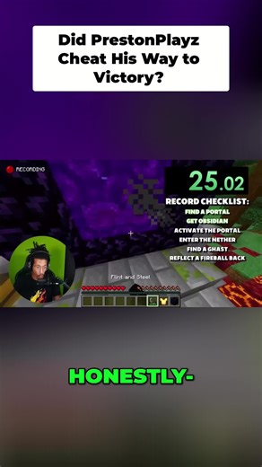 They cheated! Uncovered how some Minecraft speedruns were faked. The emerald cube? Totally pasted in. #exposed #fyp #speedrun #minecraft #gaming #cheater